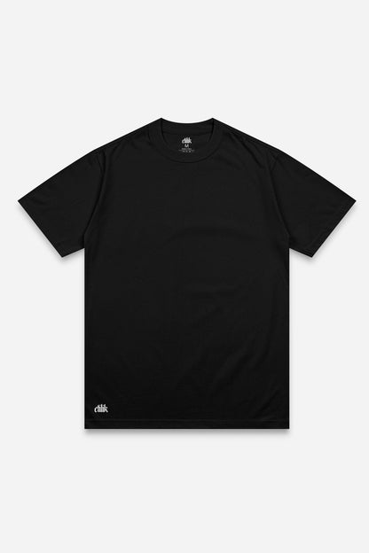 Custom Tee noir, recto
