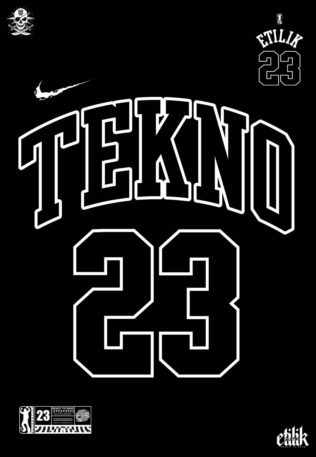23 Tekno - T-shirt - Etilik Wear 