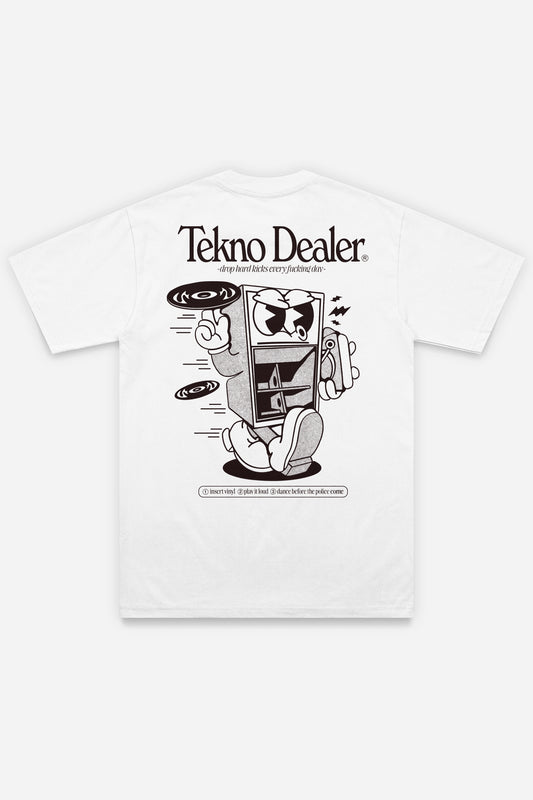 Tekno Dealer White - T-shirt - Etilik Wear 