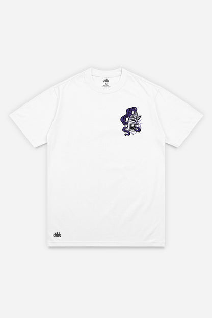 Wednesday T-shirt blanc face (Régular)