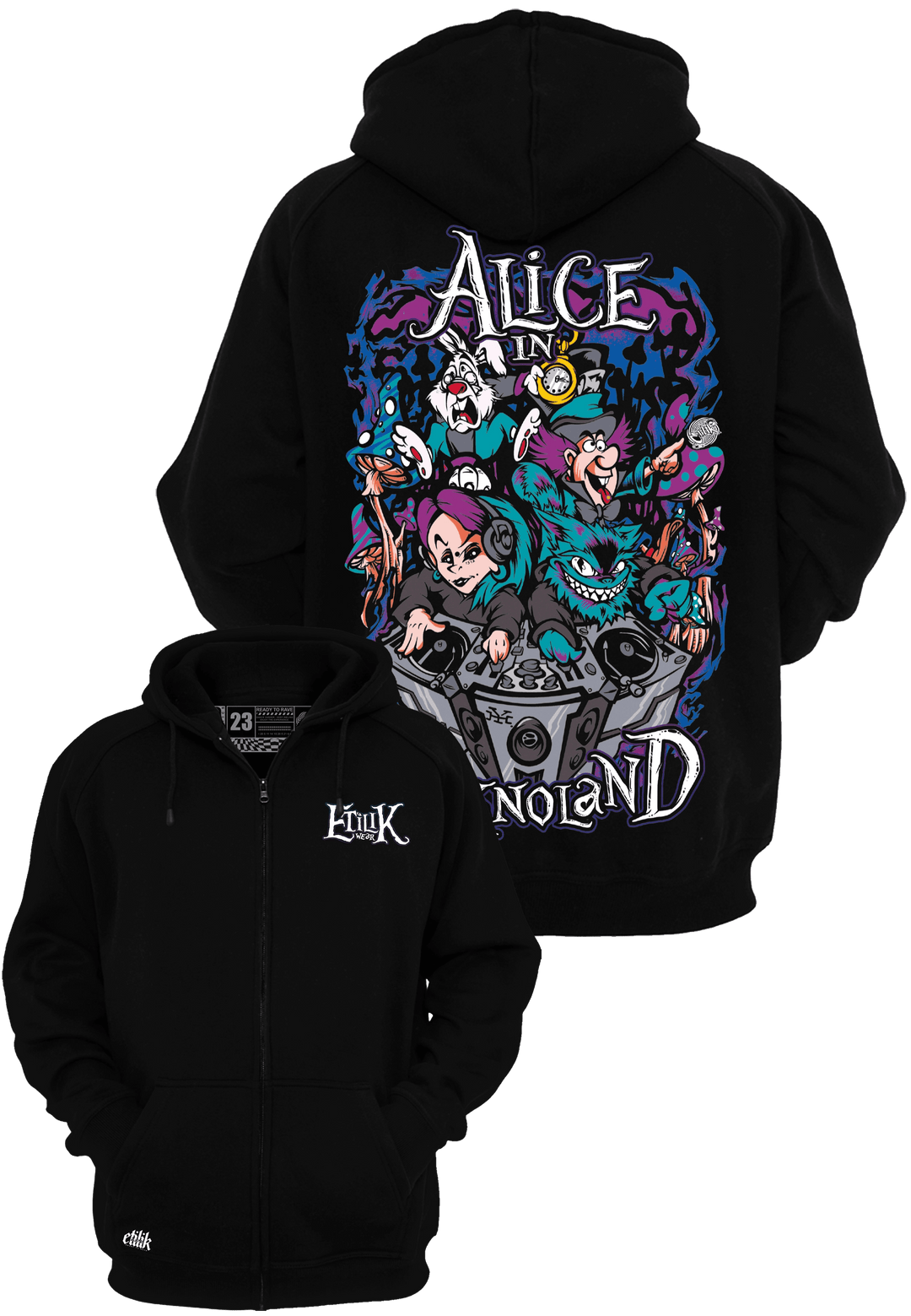 Alice in Teknoland - Veste - Etilik Wear 