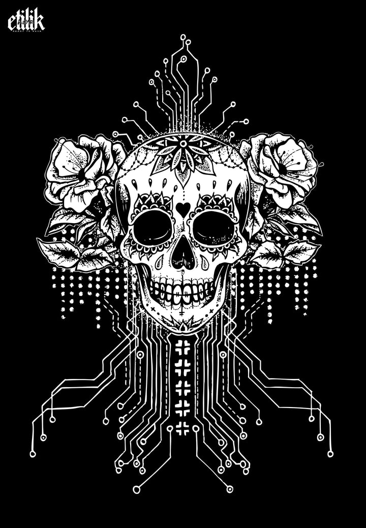 Matrix Skull - T-shirt - Etilik Wear 