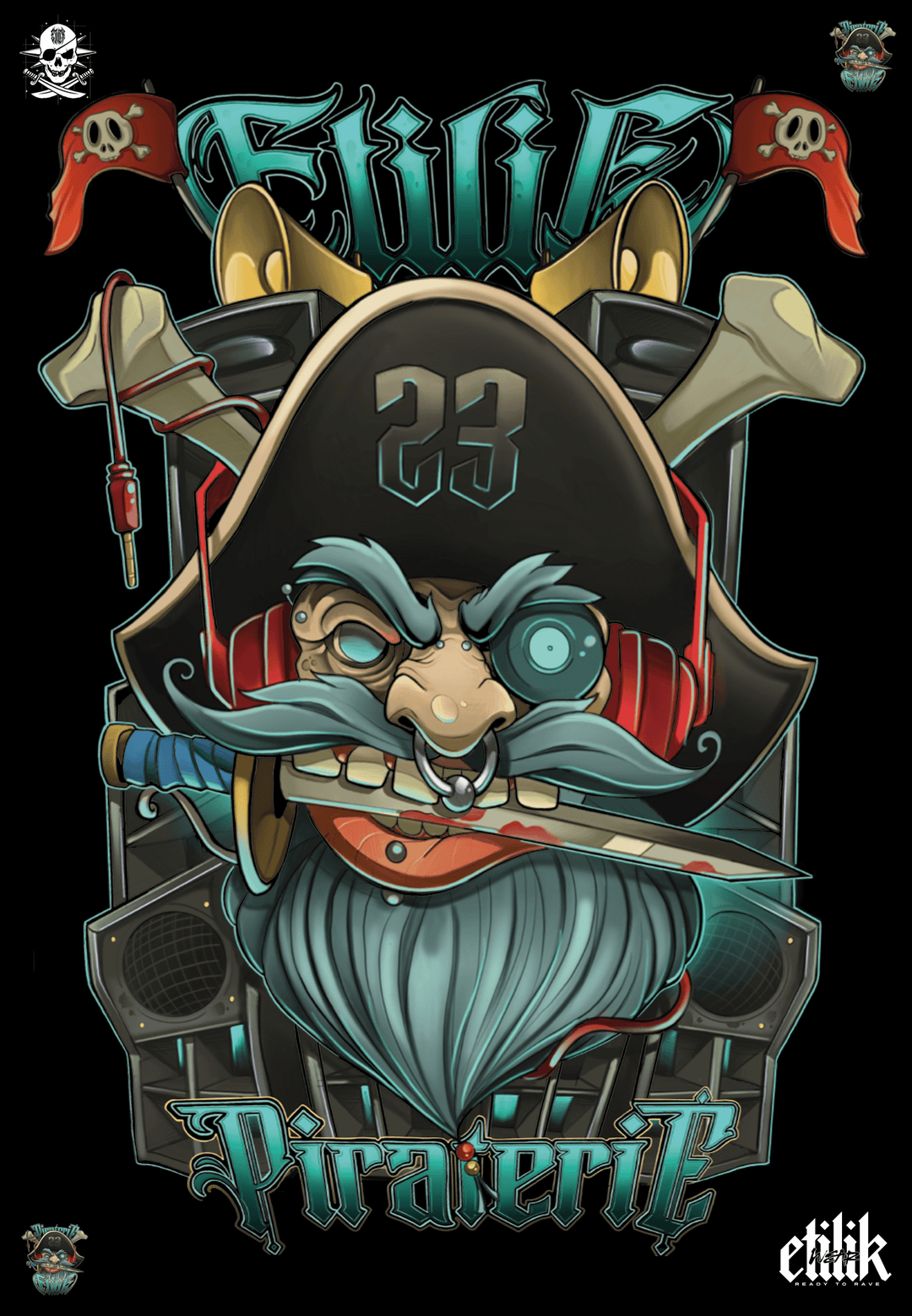 Das Piraterie-T-Shirt