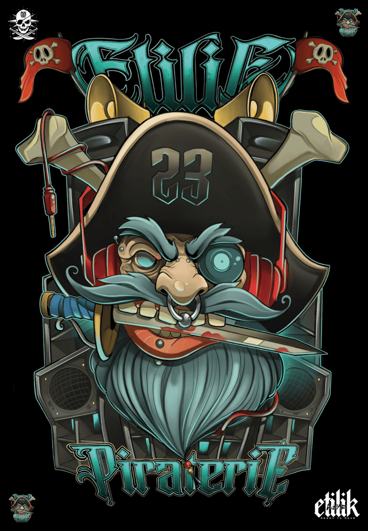 Das Piraterie-T-Shirt